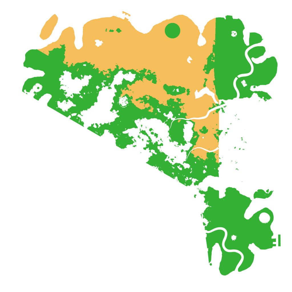 Biome Rust Map: Procedural Map, Size: 5000, Seed: 1545634100
