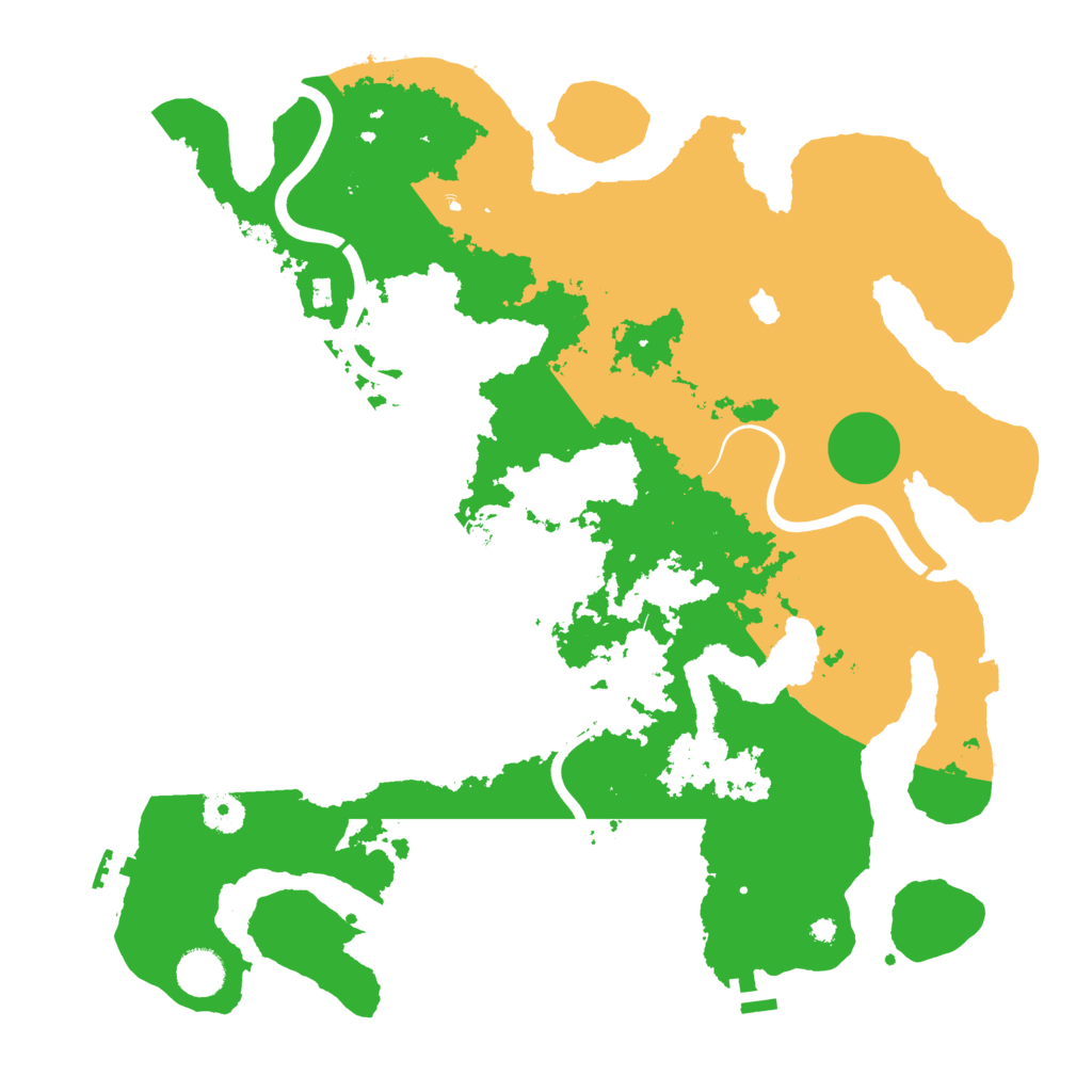 Biome Rust Map: Procedural Map, Size: 4000, Seed: 802629383