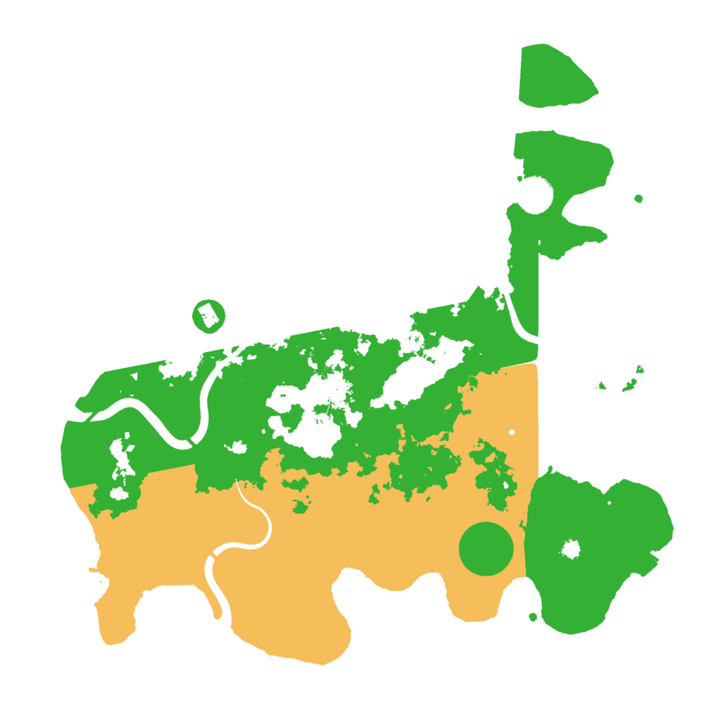 Biome Rust Map: Procedural Map, Size: 3500, Seed: 635160672