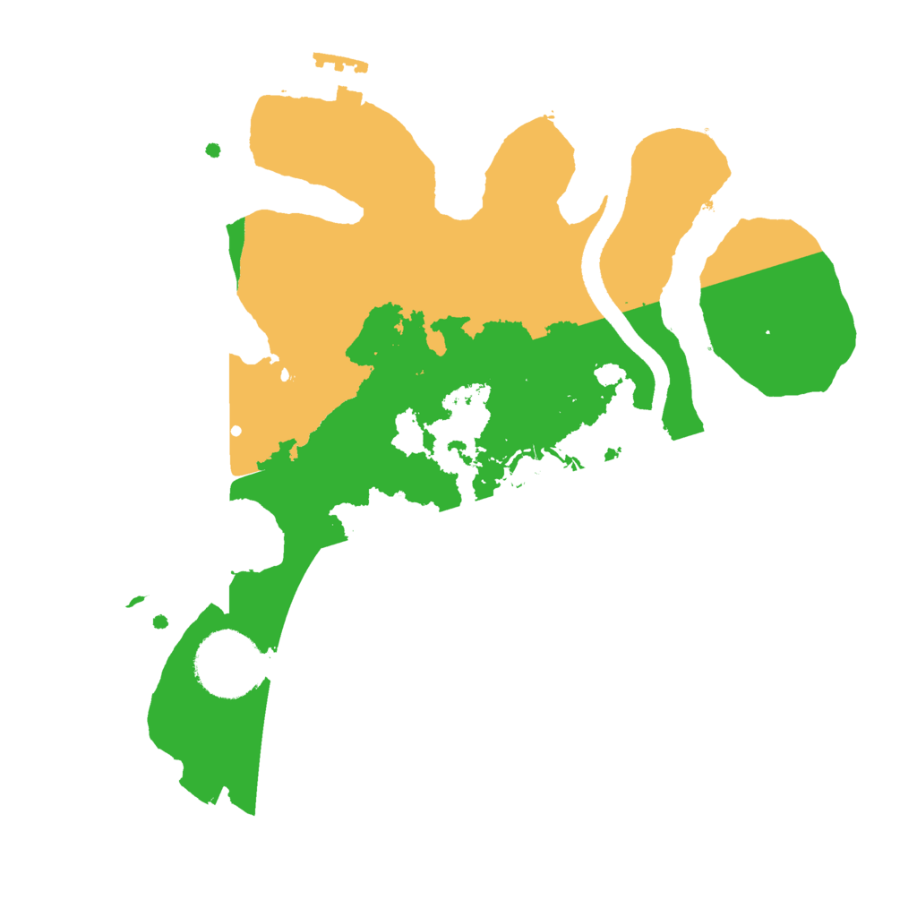 Biome Rust Map: Procedural Map, Size: 2500, Seed: 3397636