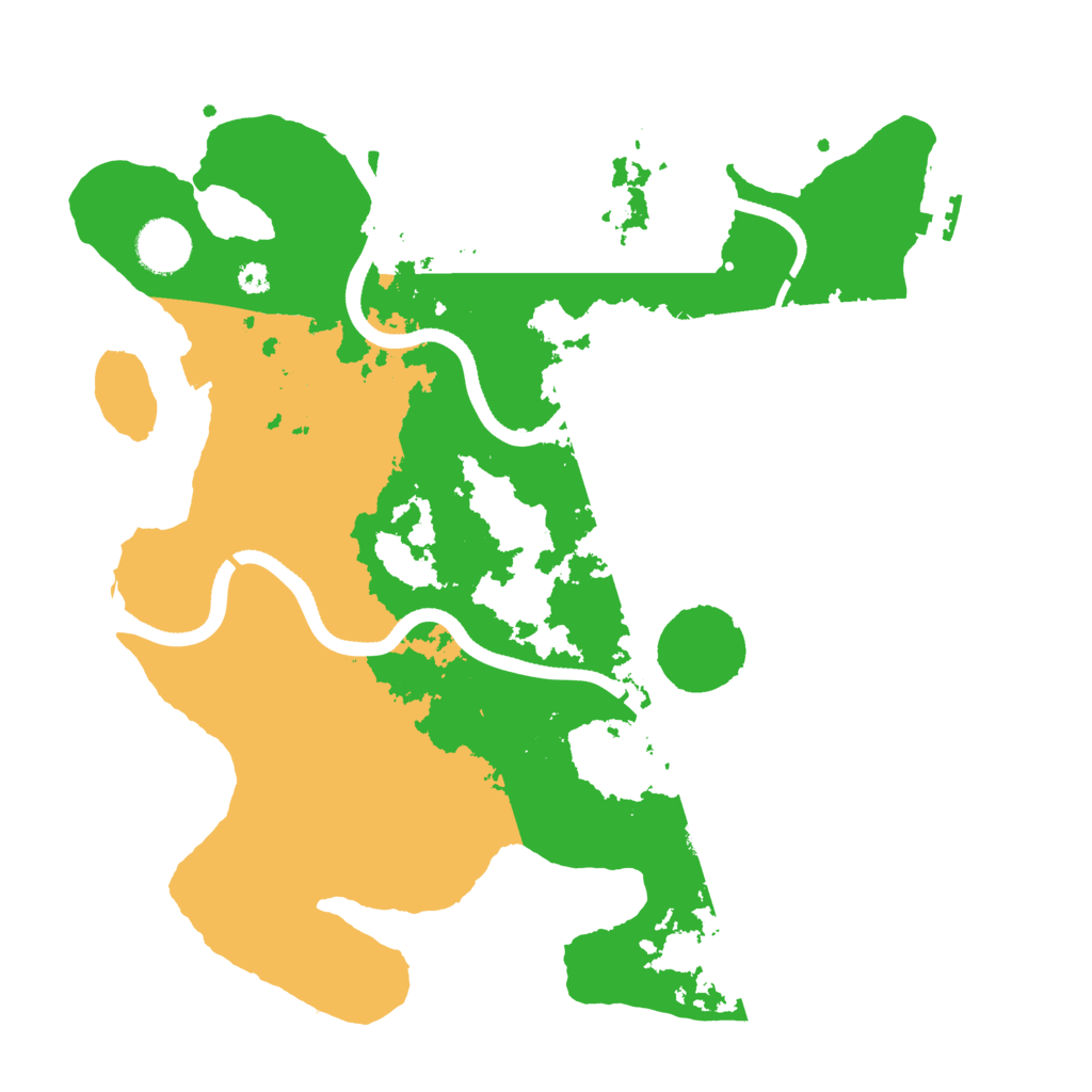 Biome Rust Map: Procedural Map, Size: 3500, Seed: 1034