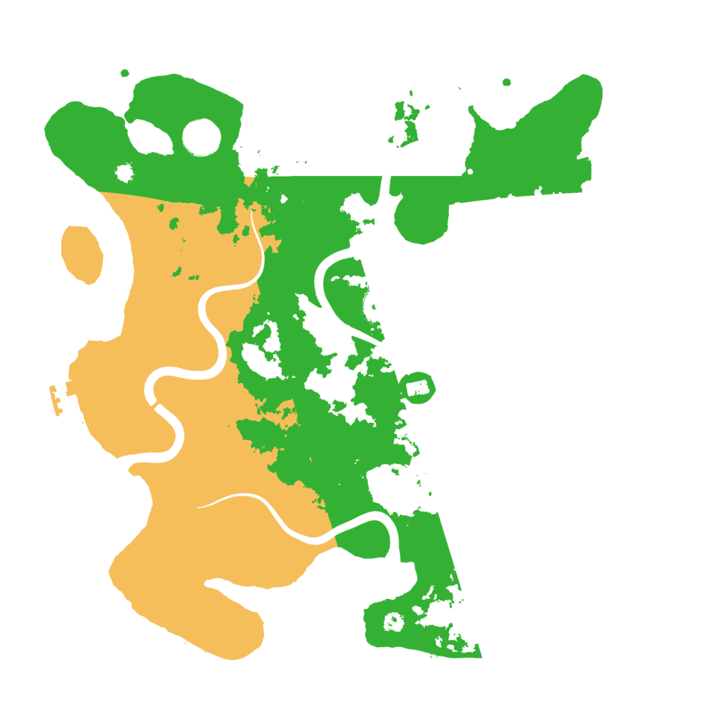 Biome Rust Map: Procedural Map, Size: 3500, Seed: 1034