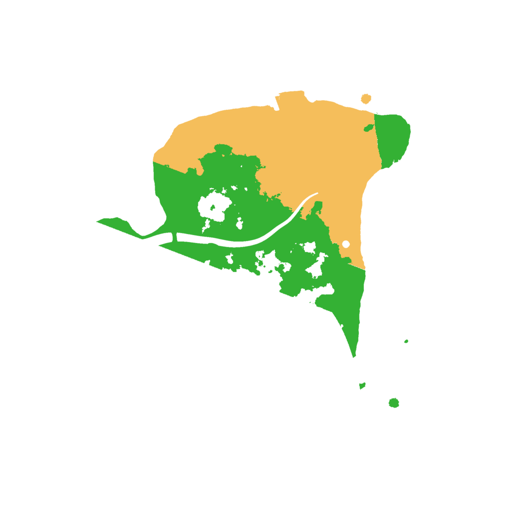 Biome Rust Map: Procedural Map, Size: 2047, Seed: 1155510579