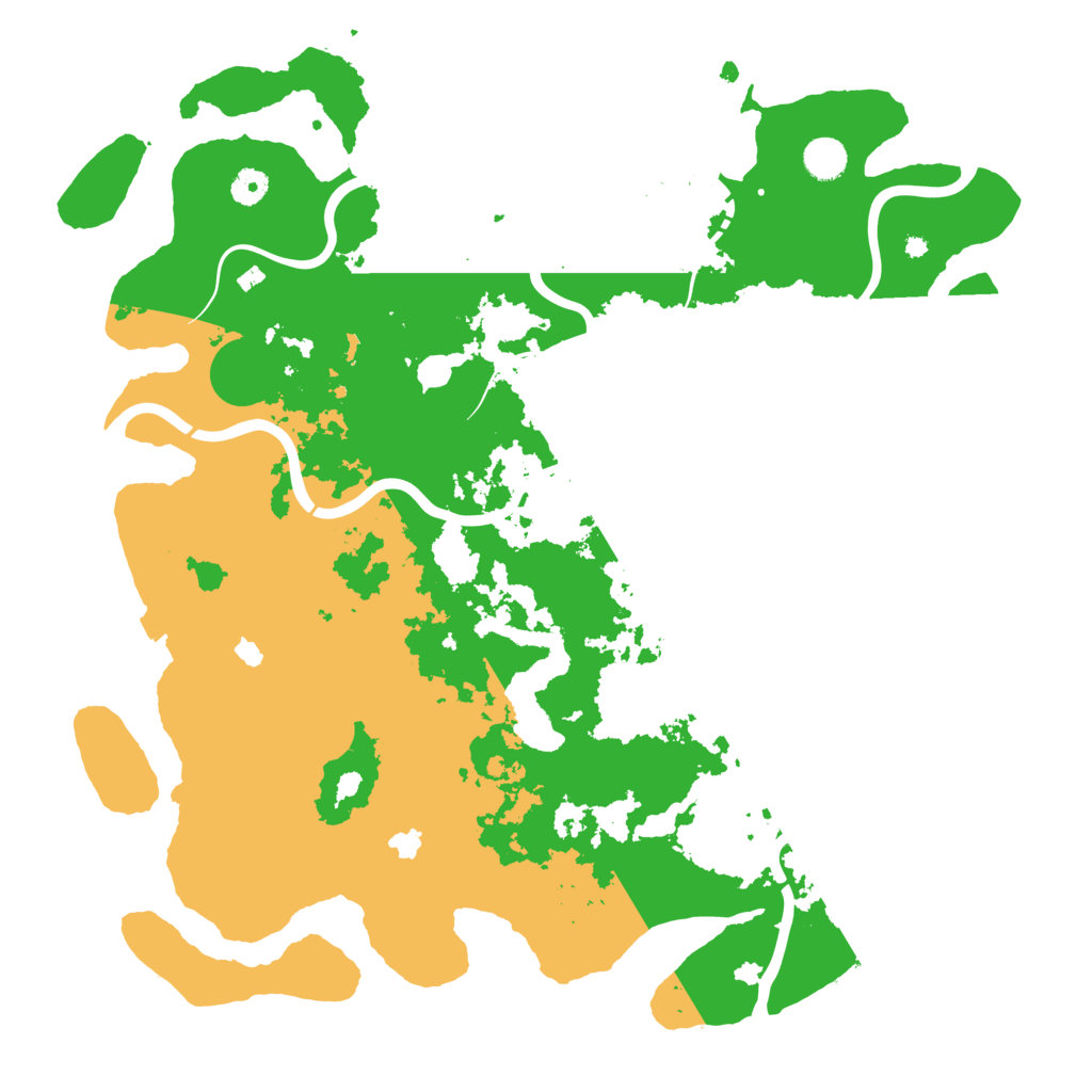 Biome Rust Map: Procedural Map, Size: 4500, Seed: 18334586