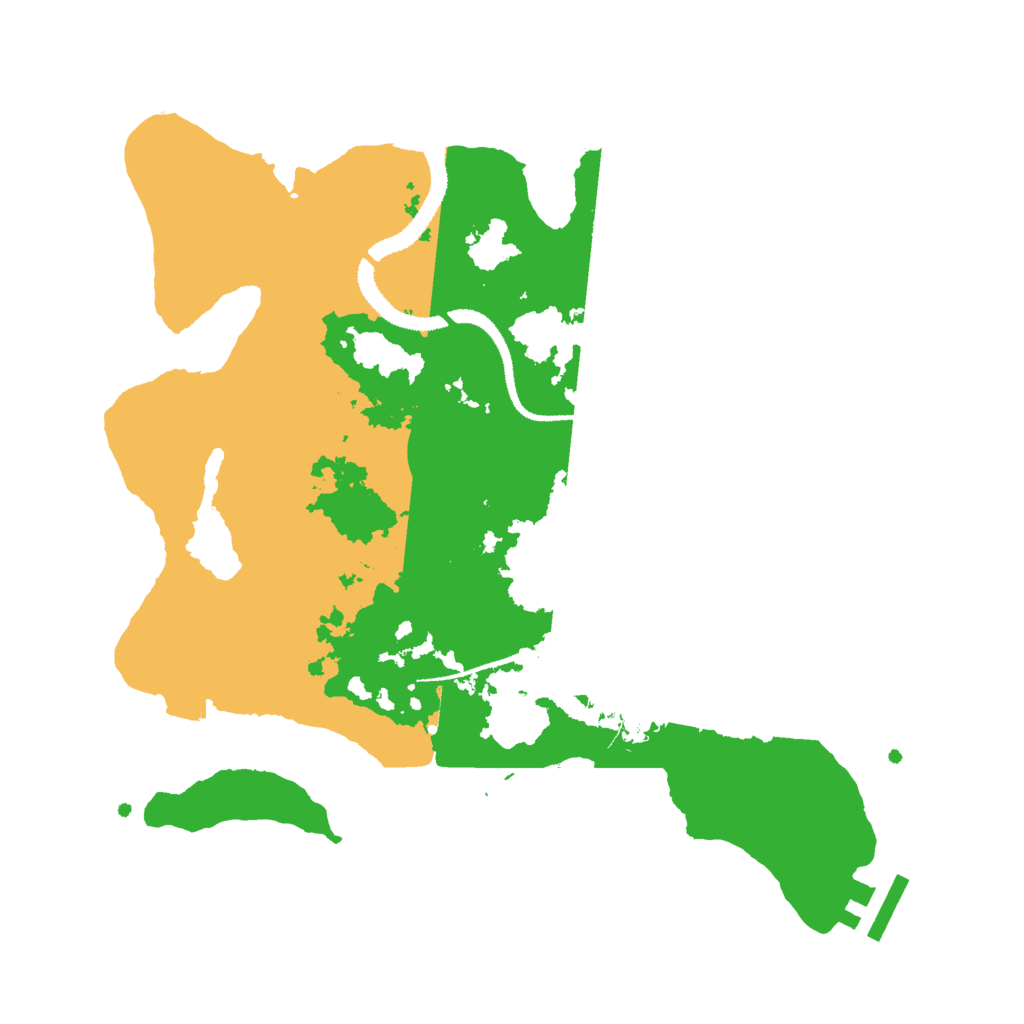 Biome Rust Map: Procedural Map, Size: 3000, Seed: 536795376