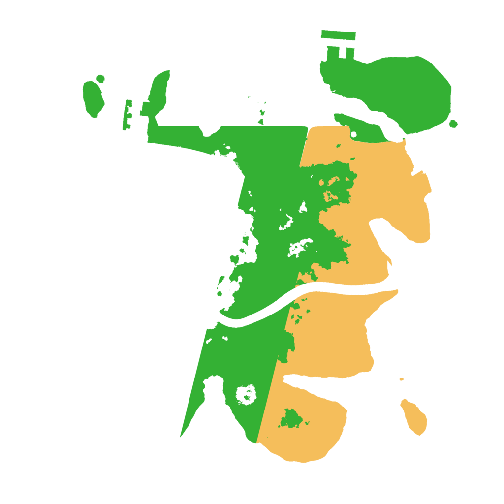 Biome Rust Map: Procedural Map, Size: 2500, Seed: 6501289