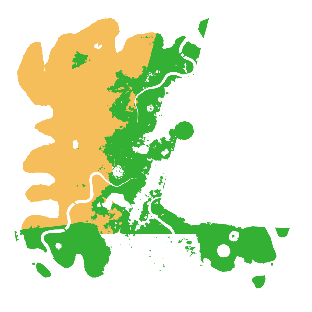 Biome Rust Map: Procedural Map, Size: 4500, Seed: 1434626735