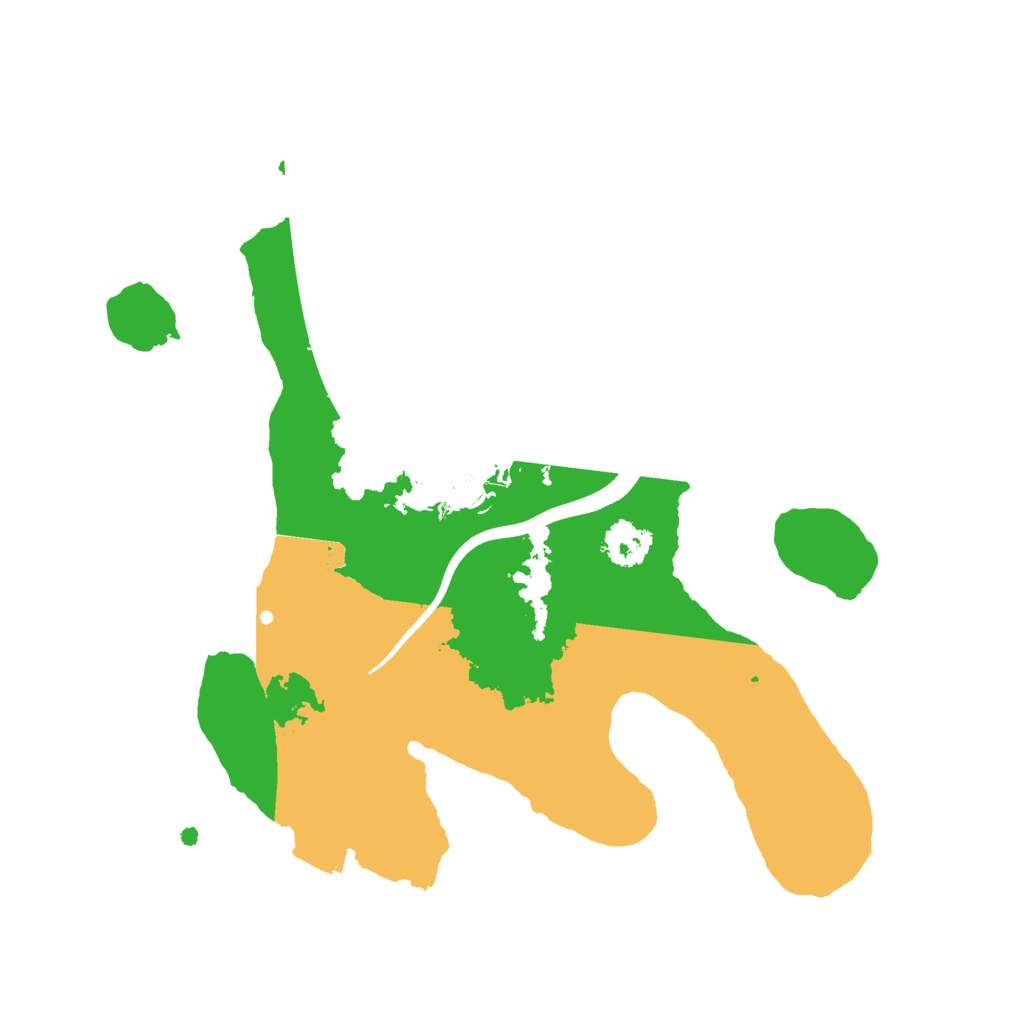 Biome Rust Map: Procedural Map, Size: 2250, Seed: 82136