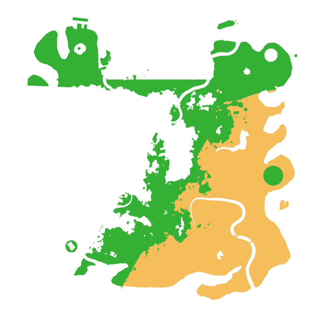 Biome Rust Map: Procedural Map, Size: 4250, Seed: 1786069998