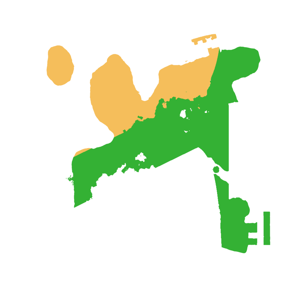 Biome Rust Map: Procedural Map, Size: 1850, Seed: 77722