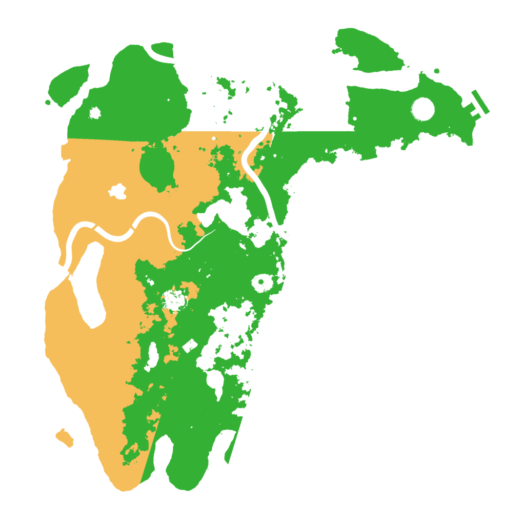 Biome Rust Map: Procedural Map, Size: 4000, Seed: 3247895