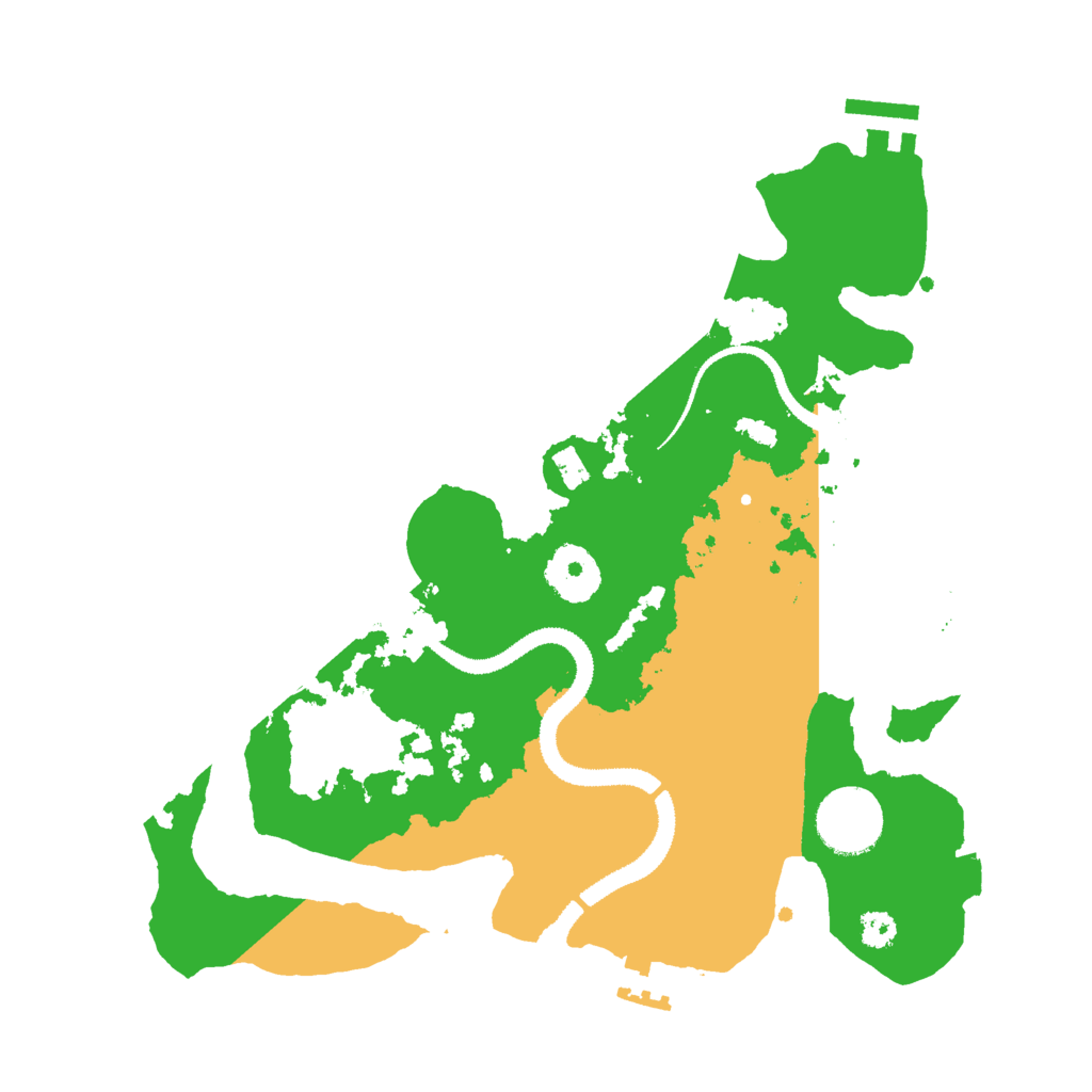 Biome Rust Map: Procedural Map, Size: 3000, Seed: 17072