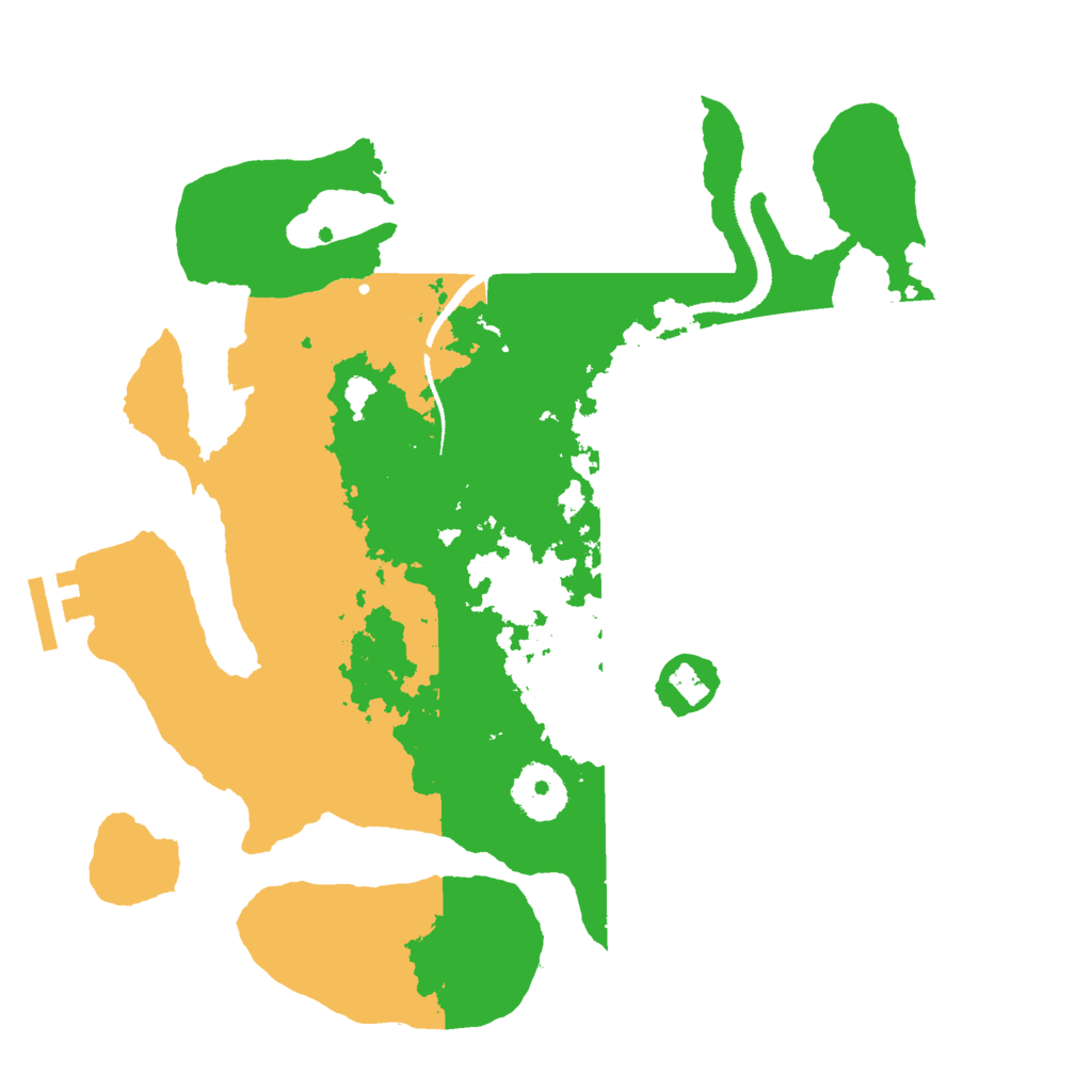 Biome Rust Map: Procedural Map, Size: 3000, Seed: 20217