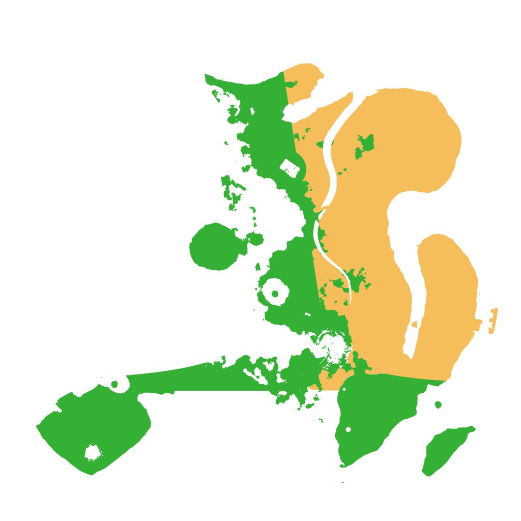 Biome Rust Map: Procedural Map, Size: 3000, Seed: 5890231