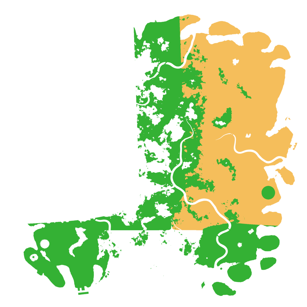 Biome Rust Map: Procedural Map, Size: 6000, Seed: 1362280171