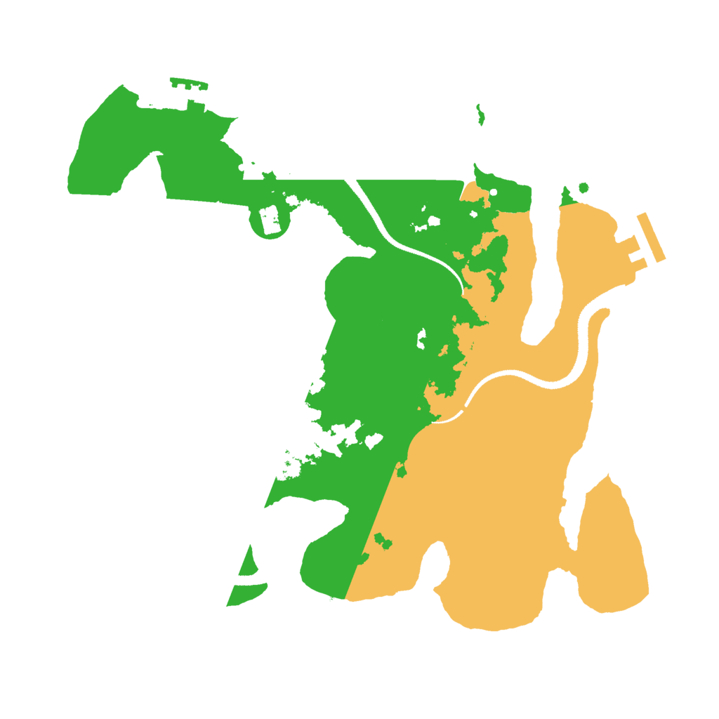 Biome Rust Map: Procedural Map, Size: 2850, Seed: 66