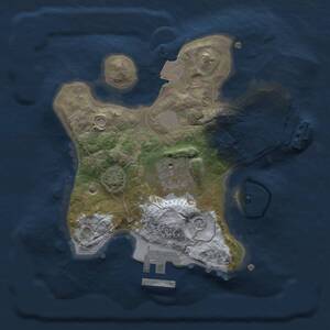 Thumbnail Rust Map: Procedural Map, Size: 2000, Seed: 1283620456, 6 Monuments