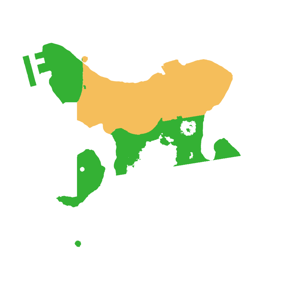 Biome Rust Map: Procedural Map, Size: 2000, Seed: 35412