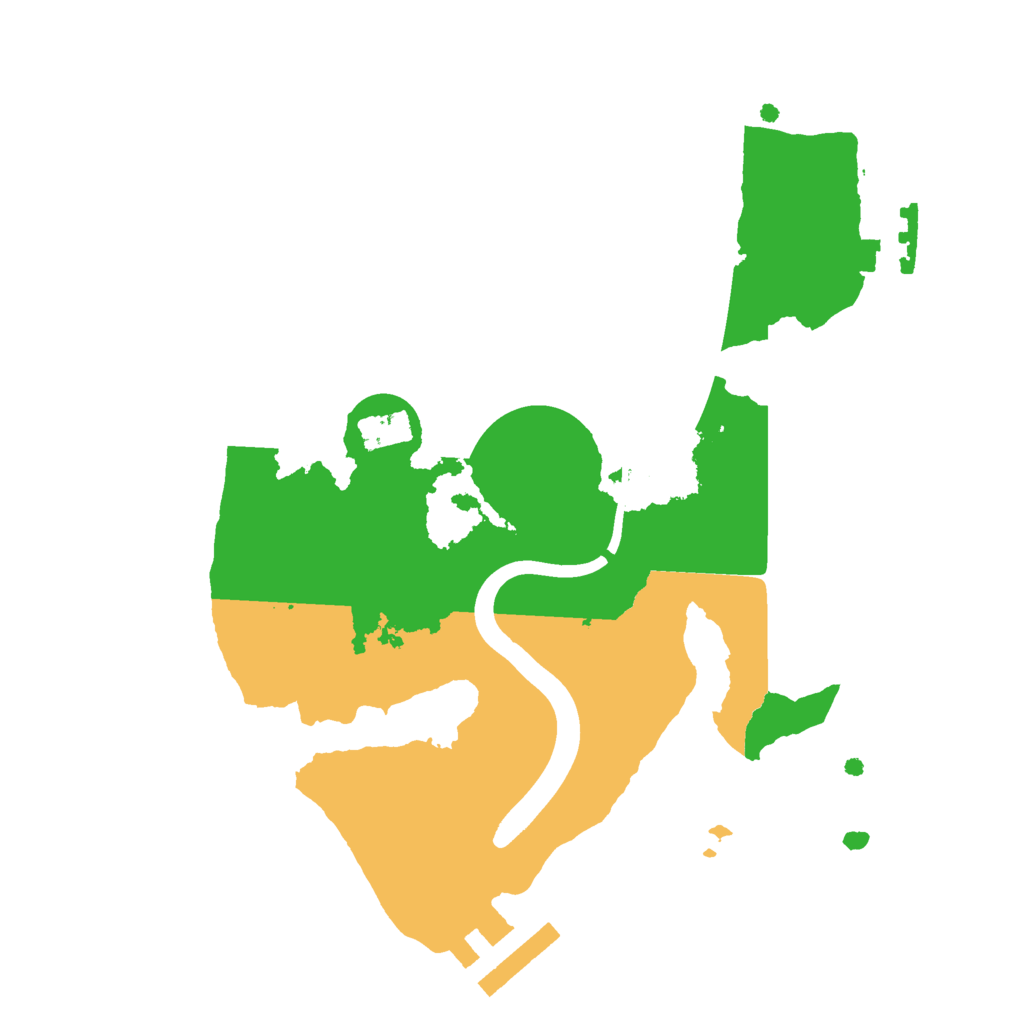 Biome Rust Map: Procedural Map, Size: 2200, Seed: 189912643