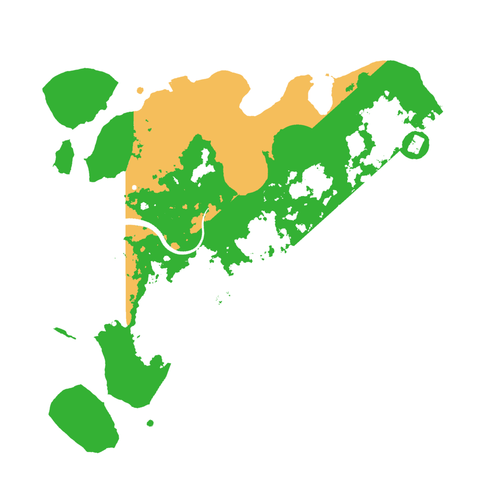 Biome Rust Map: Procedural Map, Size: 3000, Seed: 89234806