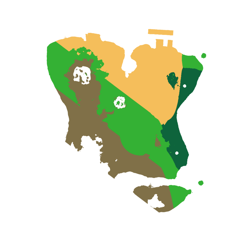 Biome Rust Map: Procedural Map, Size: 2000, Seed: 31337