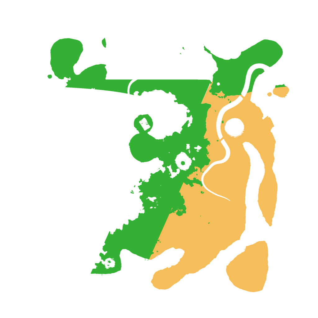Biome Rust Map: Procedural Map, Size: 3000, Seed: 2055043498