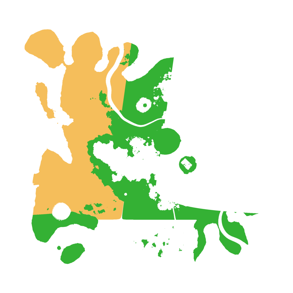 Biome Rust Map: Procedural Map, Size: 3000, Seed: 360898426