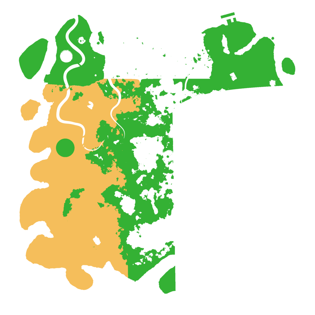 Biome Rust Map: Procedural Map, Size: 4500, Seed: 1166154808