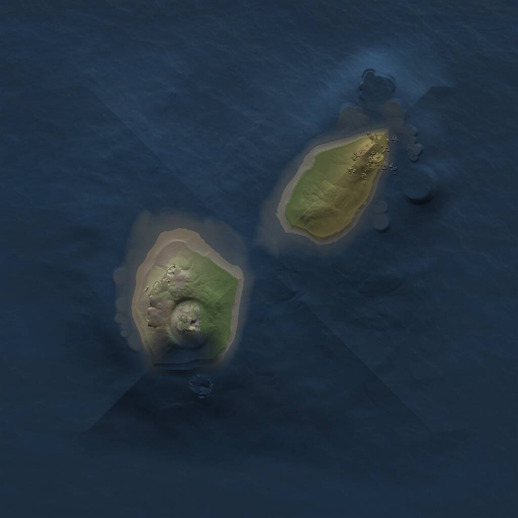 Rust Map: Procedural Map, Size: 1000, Seed: 351590871, 1 Monuments