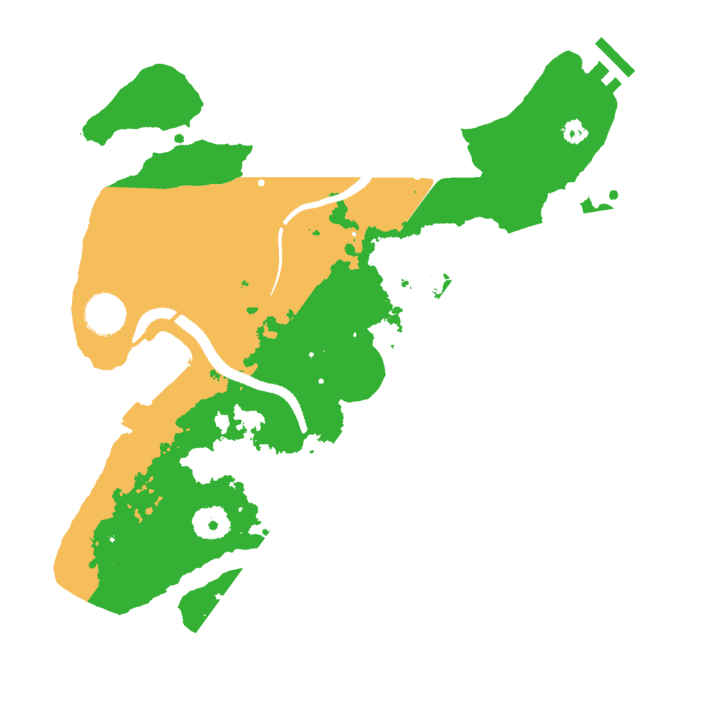 Biome Rust Map: Procedural Map, Size: 3000, Seed: 347629139