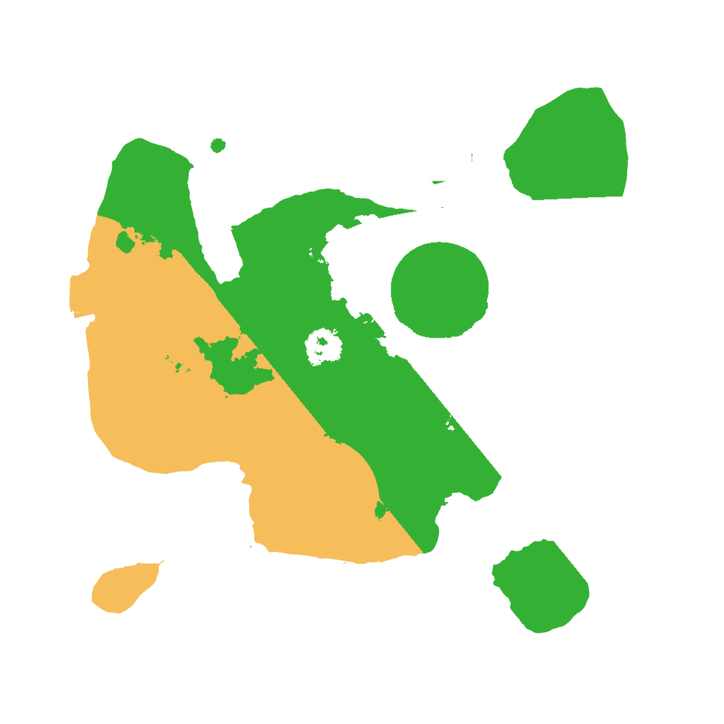 Biome Rust Map: Procedural Map, Size: 2000, Seed: 83235209