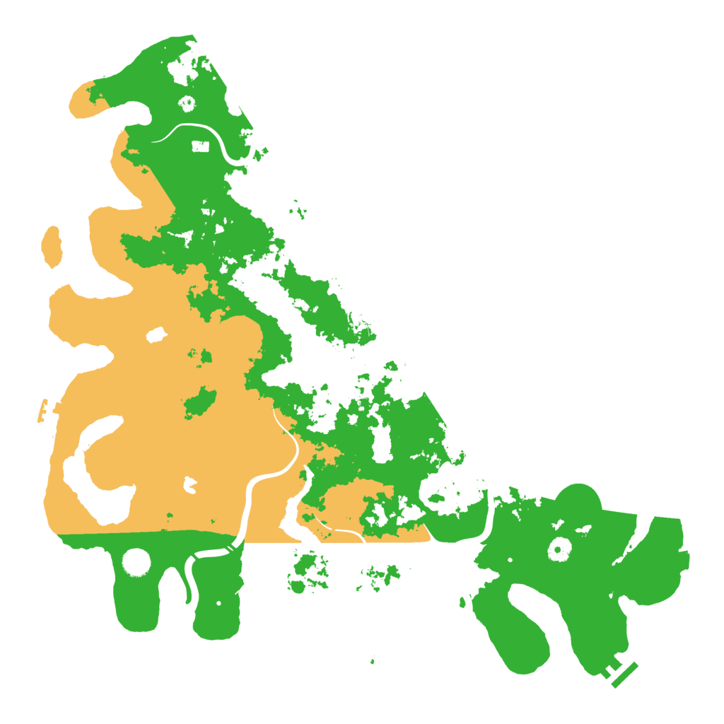 Biome Rust Map: Procedural Map, Size: 4500, Seed: 96446576
