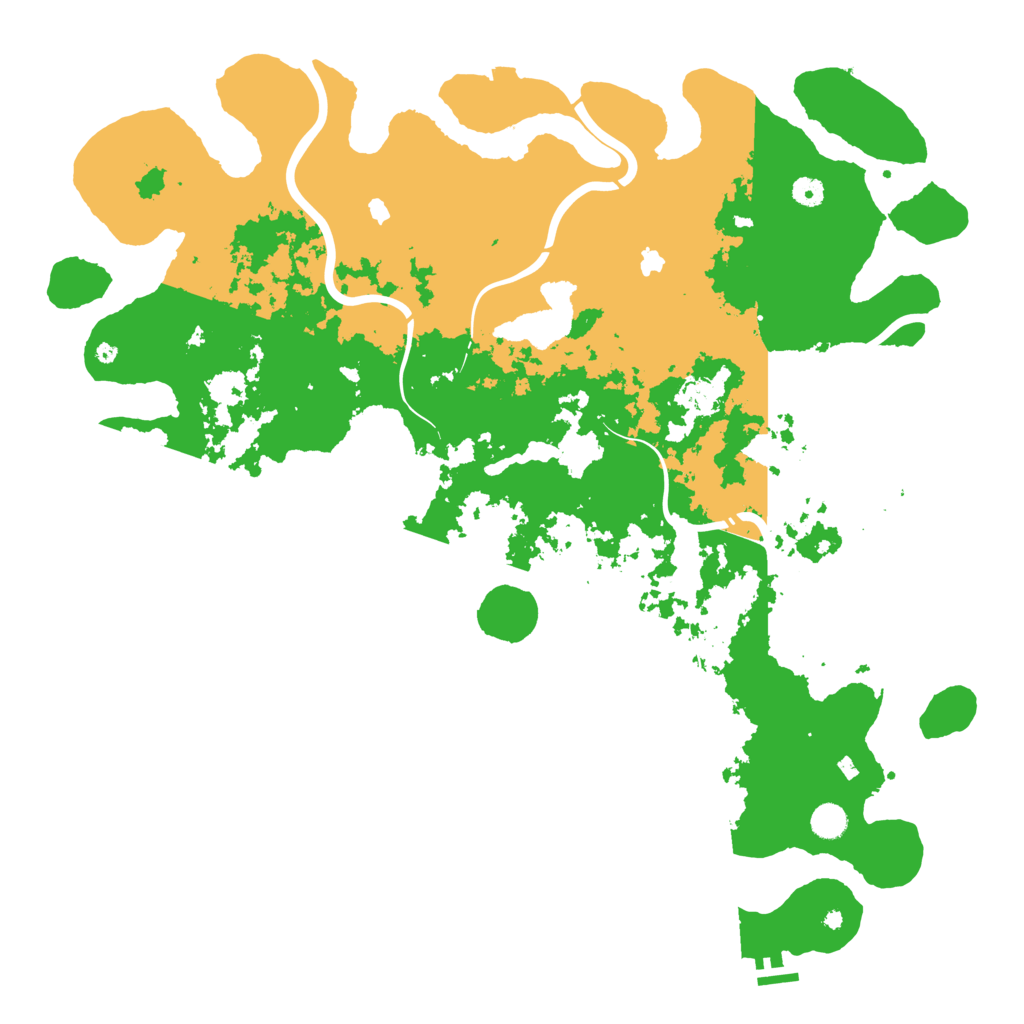 Biome Rust Map: Procedural Map, Size: 5000, Seed: 821719712
