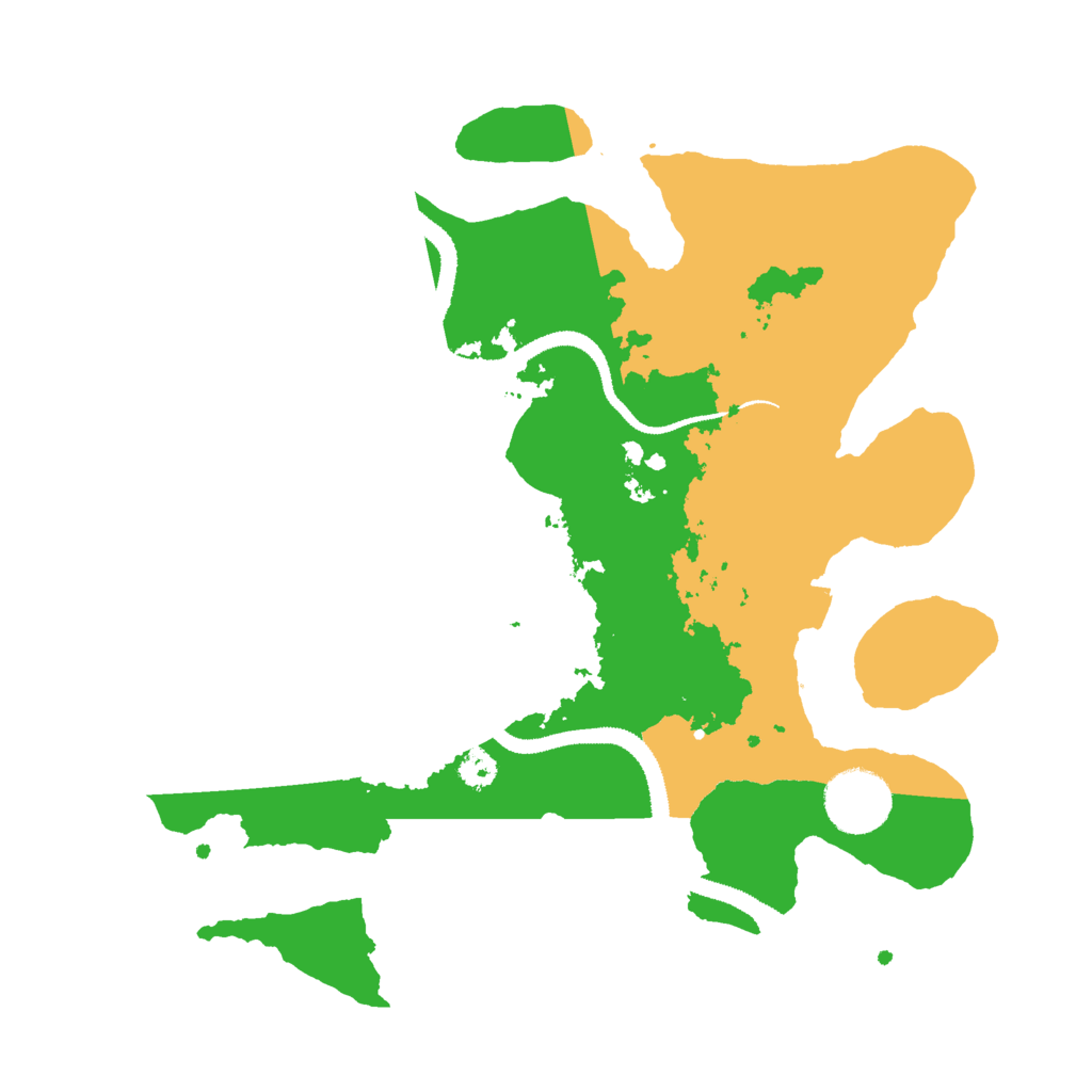 Biome Rust Map: Procedural Map, Size: 3000, Seed: 35946