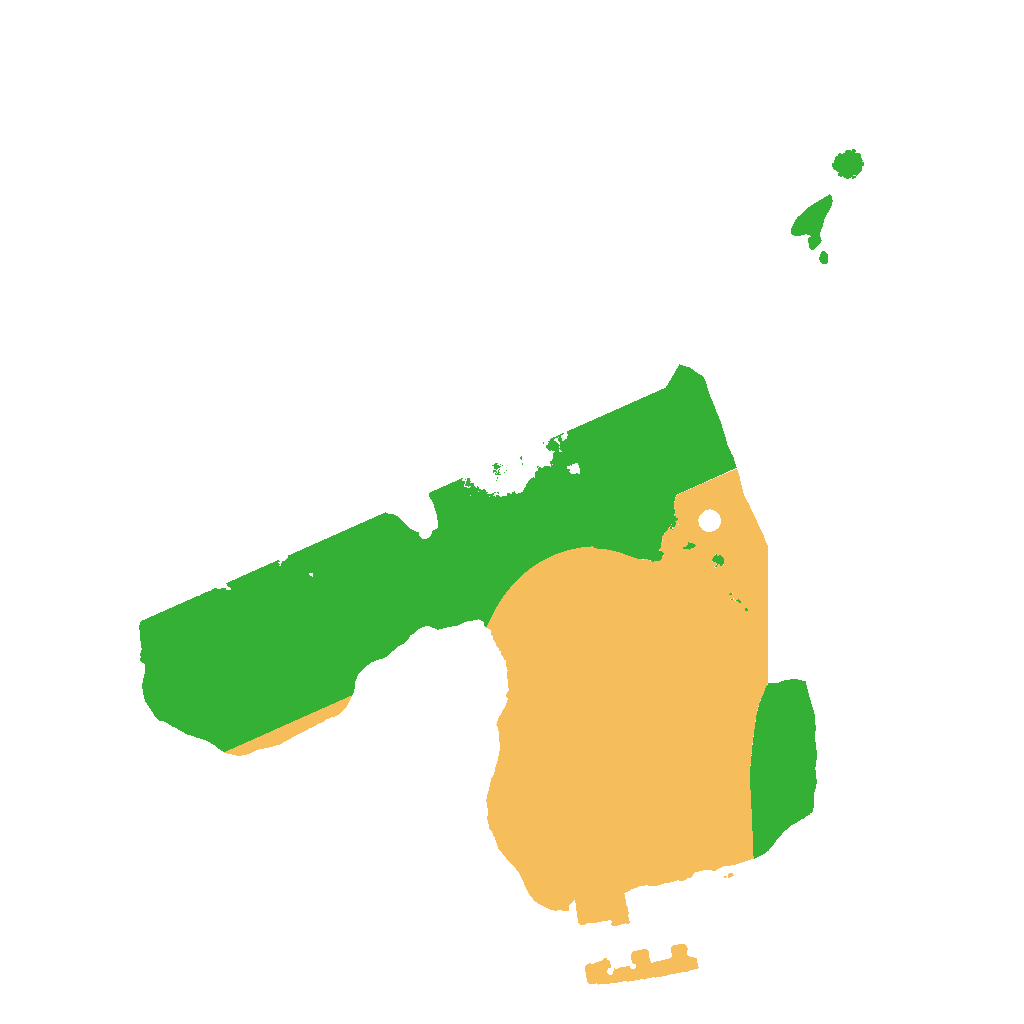 Biome Rust Map: Procedural Map, Size: 1400, Seed: 916846541