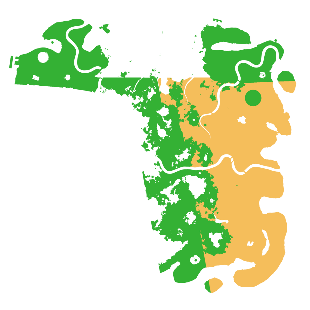 Biome Rust Map: Procedural Map, Size: 5000, Seed: 26852836