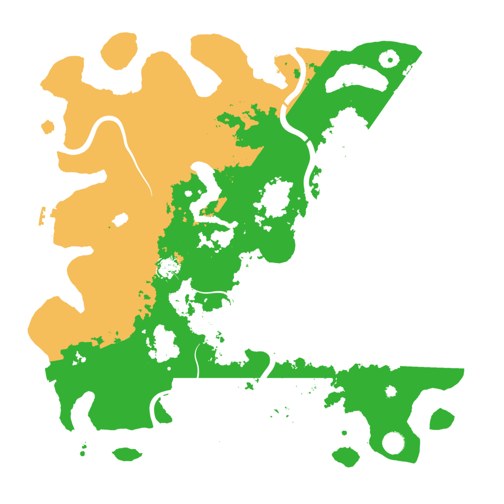 Biome Rust Map: Procedural Map, Size: 4000, Seed: 254785