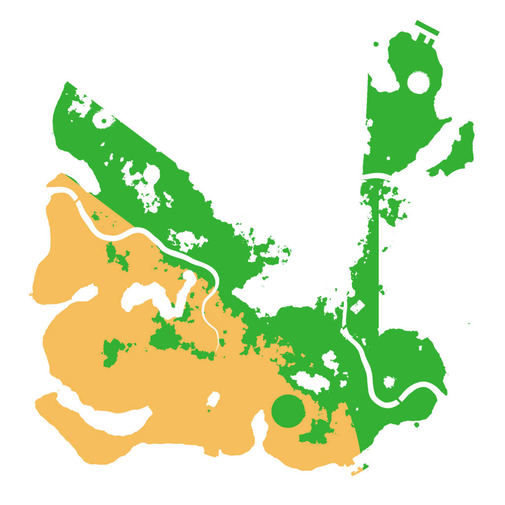 Biome Rust Map: Procedural Map, Size: 4000, Seed: 224175700