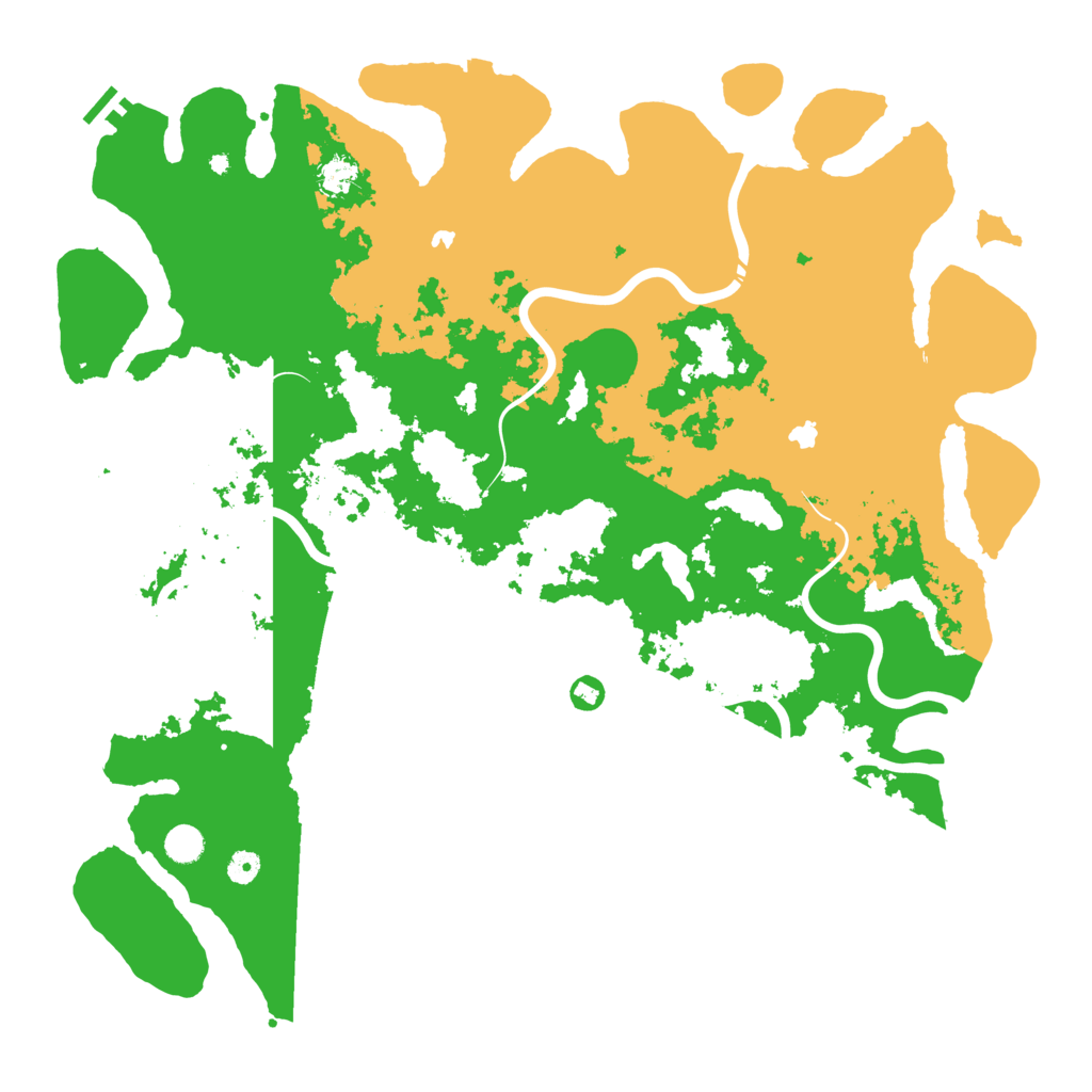 Biome Rust Map: Procedural Map, Size: 5000, Seed: 2011548645