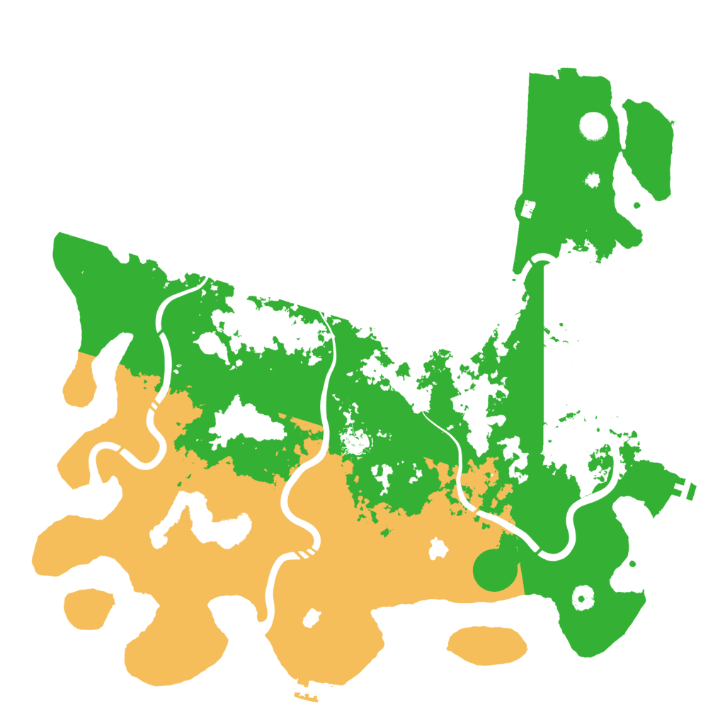 Biome Rust Map: Procedural Map, Size: 4500, Seed: 510829672