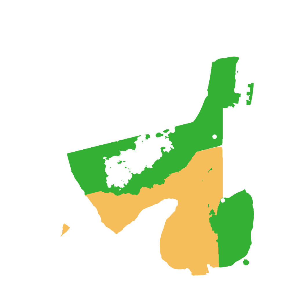 Biome Rust Map: Procedural Map, Size: 2000, Seed: 95759