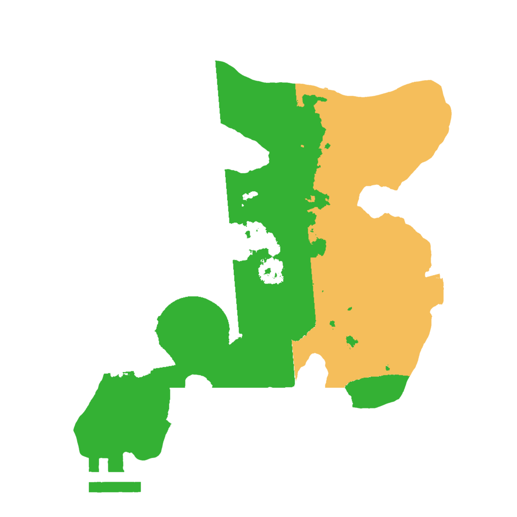 Biome Rust Map: Procedural Map, Size: 2000, Seed: 1470966308