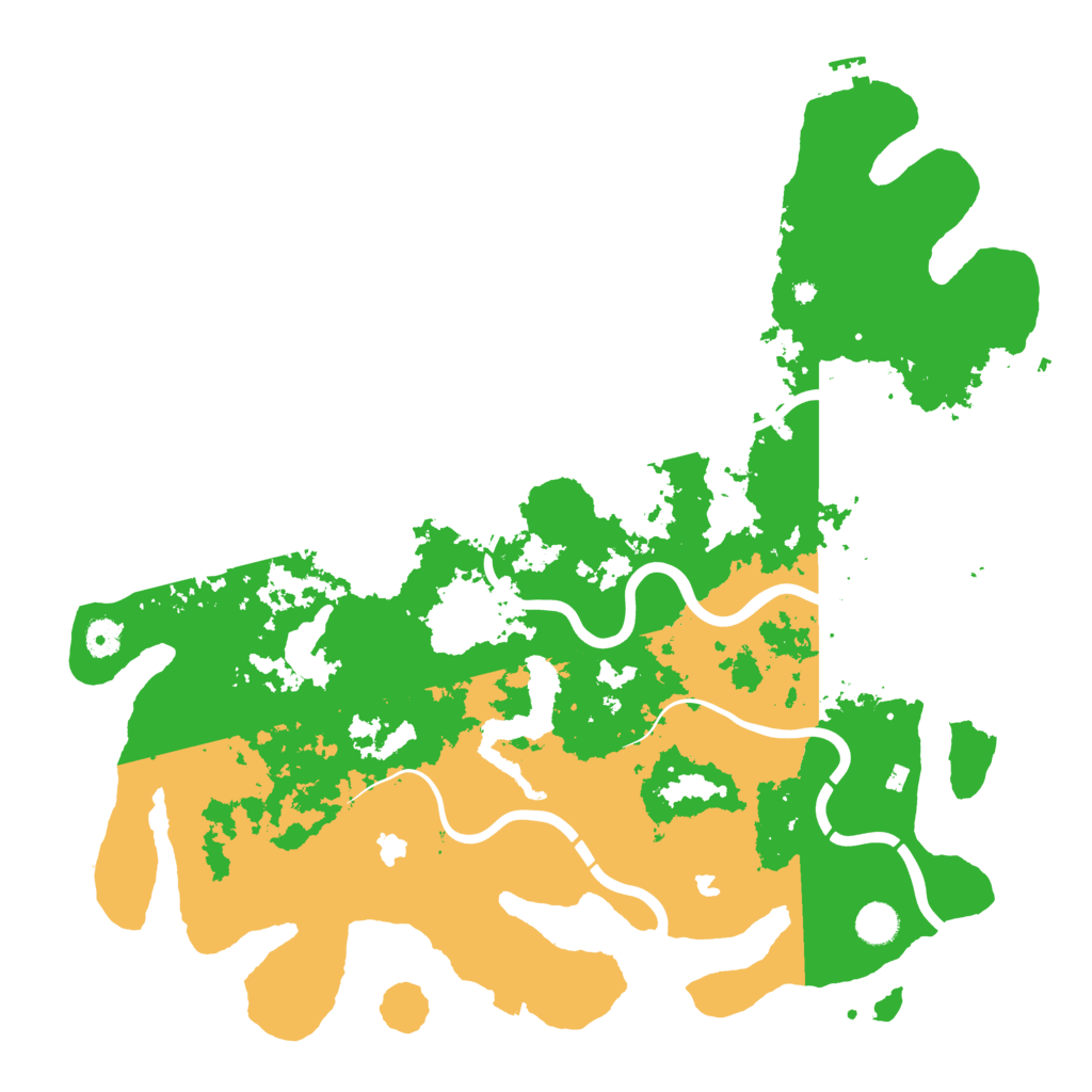Biome Rust Map: Procedural Map, Size: 4500, Seed: 19427813