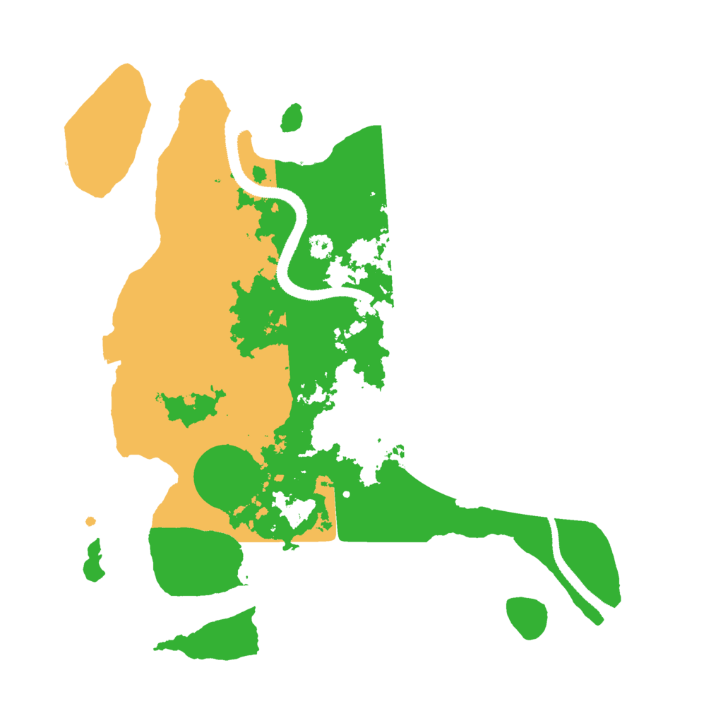 Biome Rust Map: Procedural Map, Size: 3000, Seed: 251