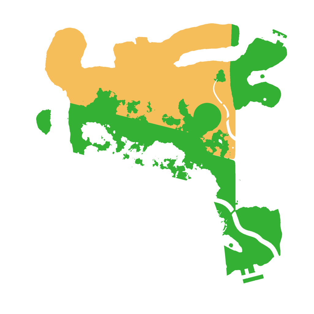 Biome Rust Map: Procedural Map, Size: 3050, Seed: 3860533