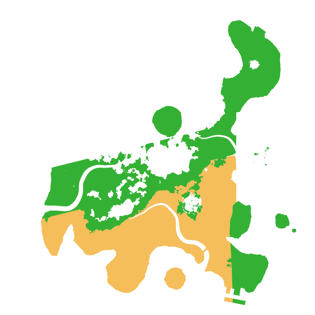 Biome Rust Map: Procedural Map, Size: 3000, Seed: 19427813