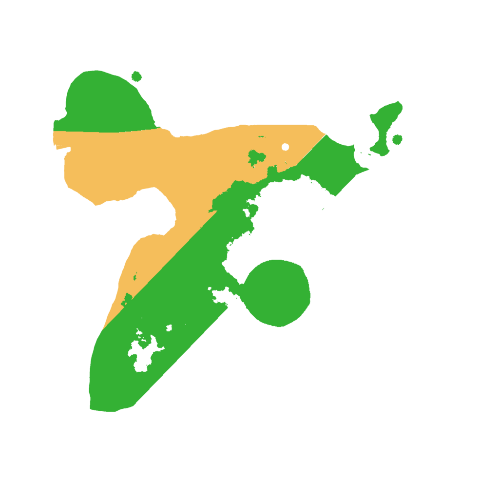 Biome Rust Map: Procedural Map, Size: 2000, Seed: 564985416