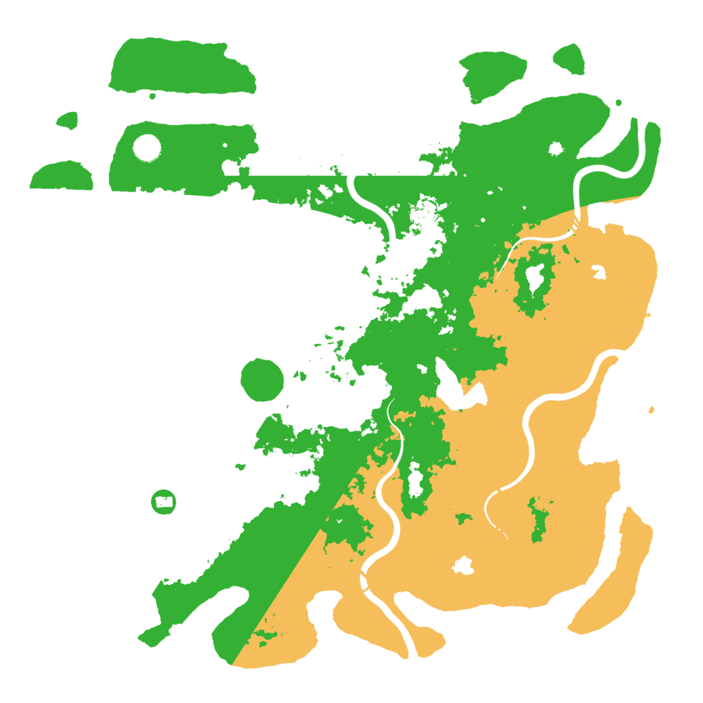 Biome Rust Map: Procedural Map, Size: 4500, Seed: 359987532