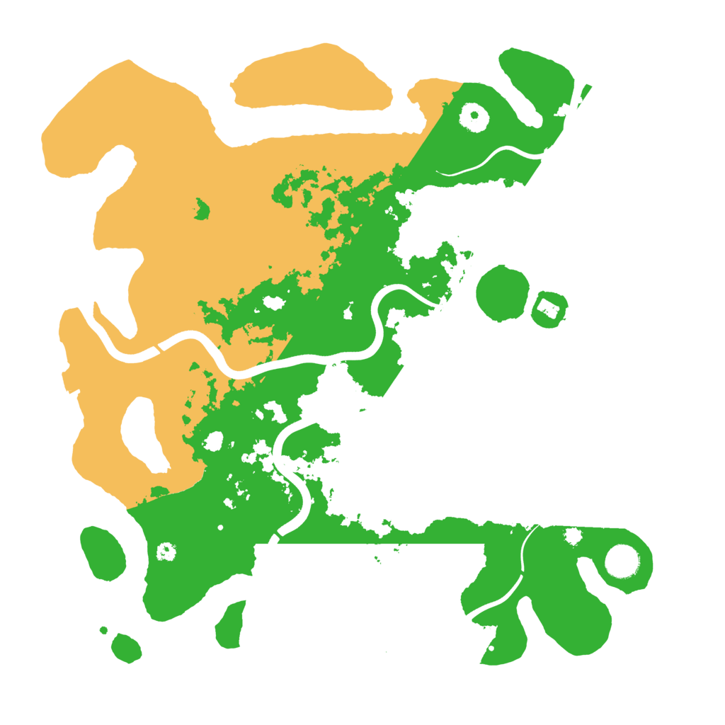 Biome Rust Map: Procedural Map, Size: 3750, Seed: 85710928