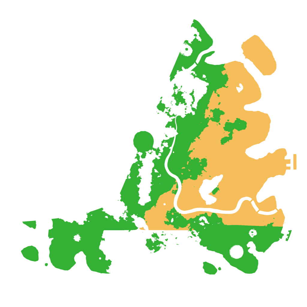 Biome Rust Map: Procedural Map, Size: 4000, Seed: 13458190